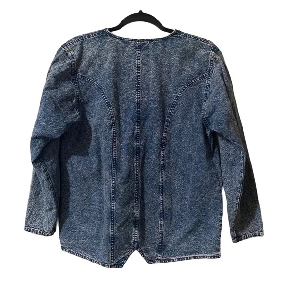 Vintage denim southern expressionsmedium jacket